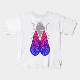 Bi-Winged Cicada Kids T-Shirt